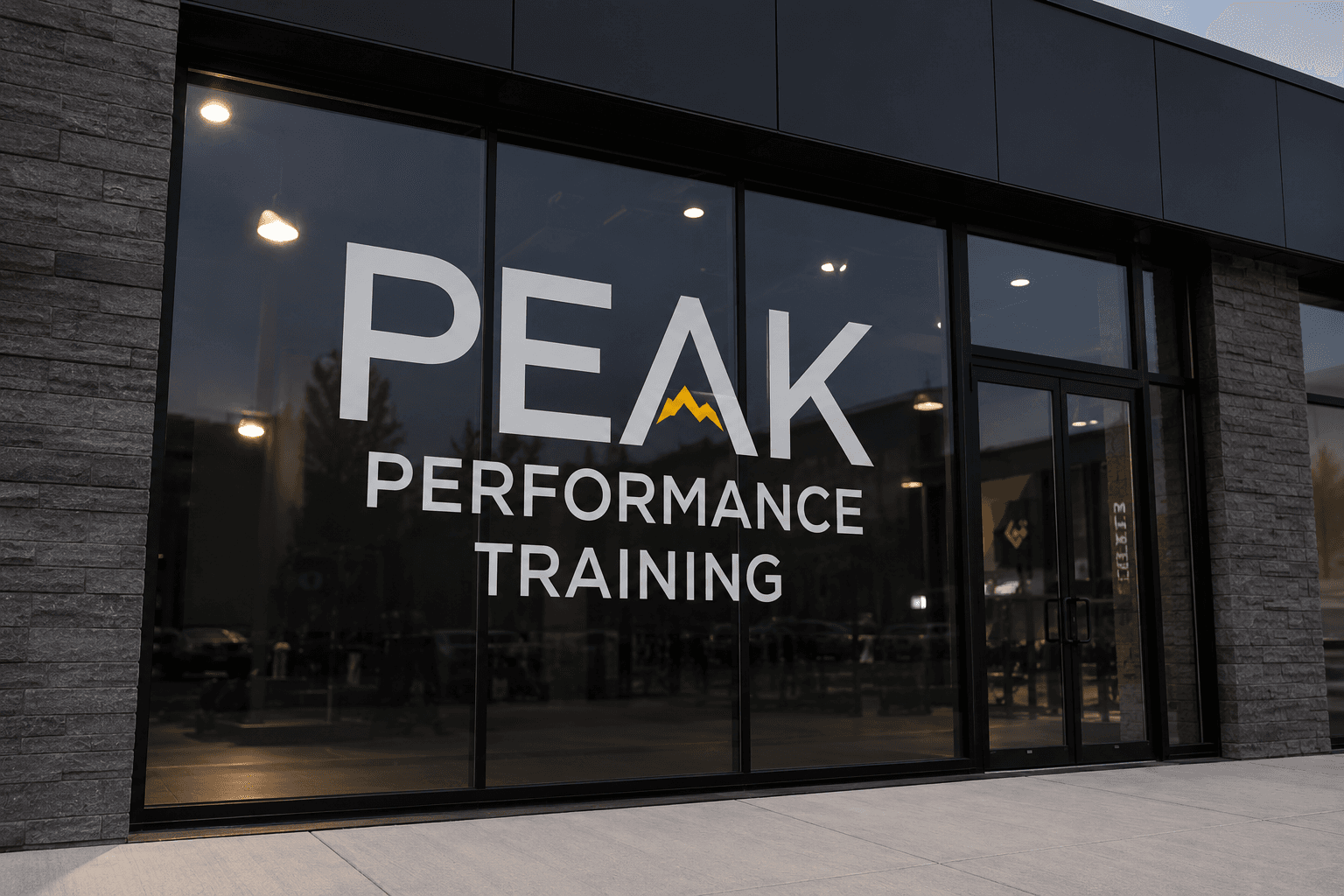 Peak Performance Window Graphics