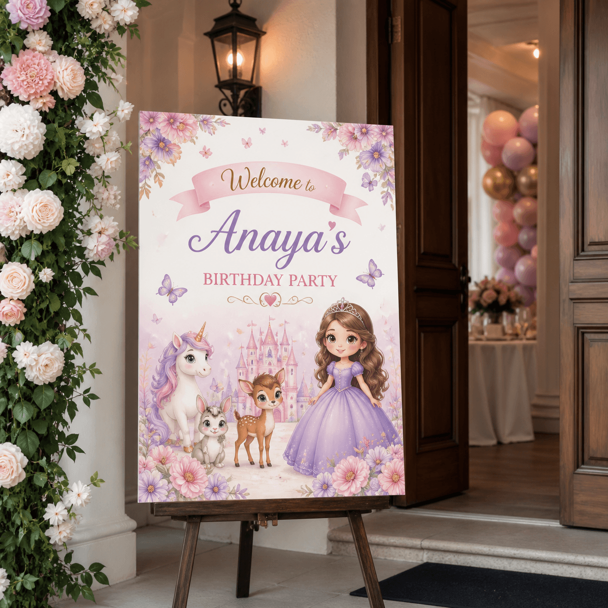 Birthday Foam Boards photorealistic celebration product mockup 1