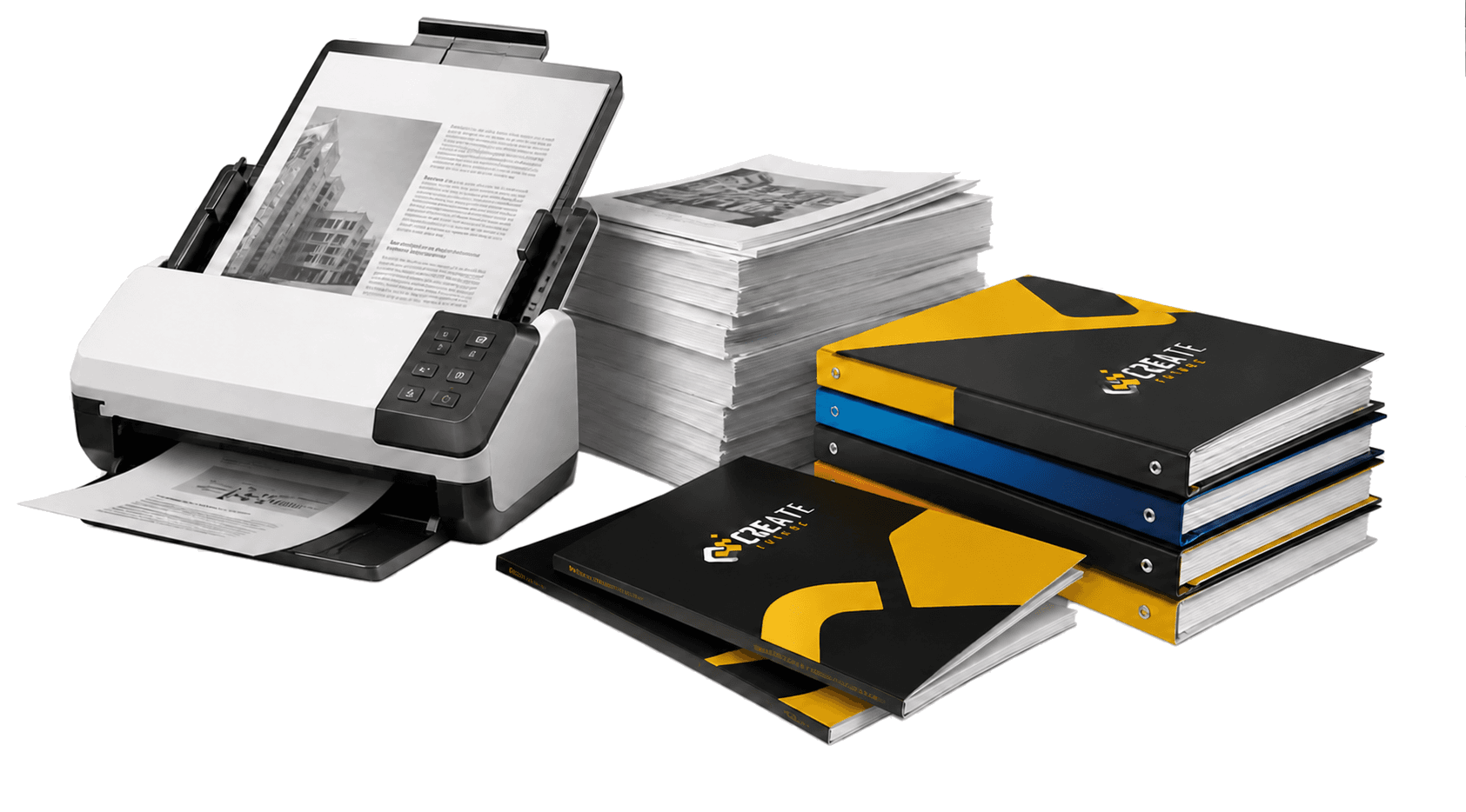 Copy & Scan Solutions product mockups