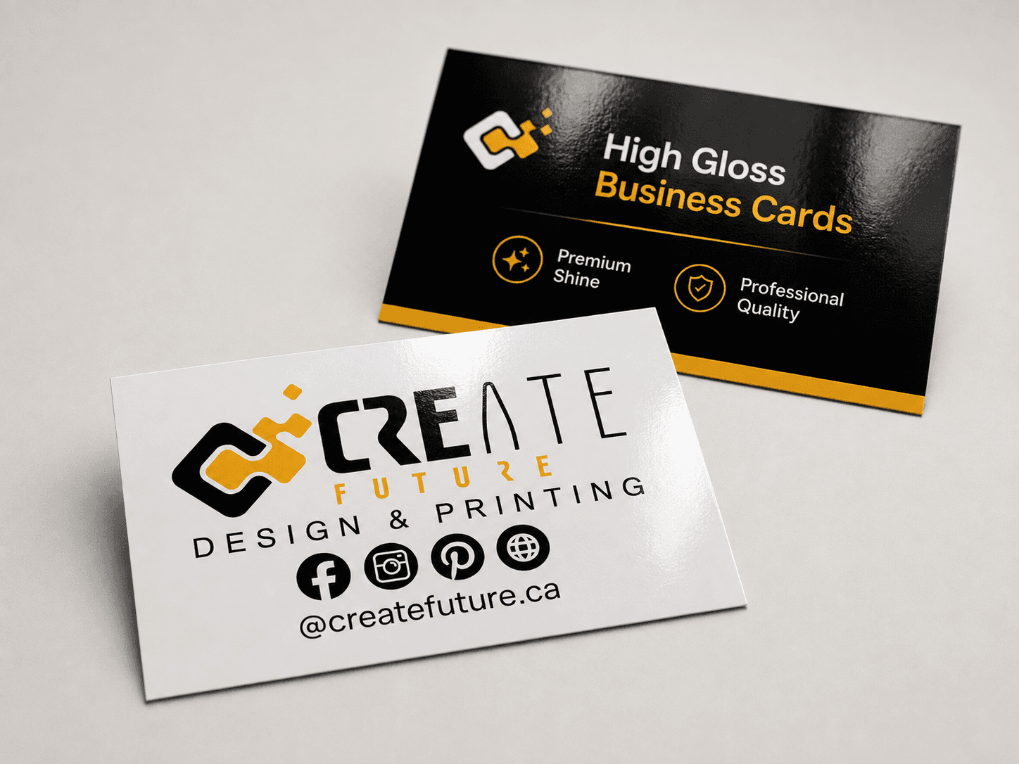 High Gloss Business Cards