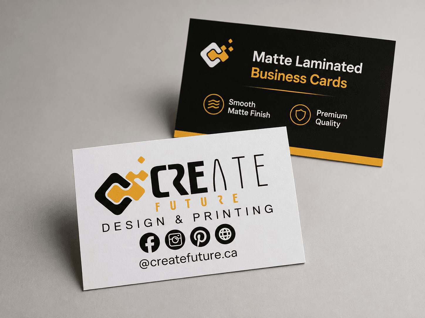 Matte Laminated Business Cards