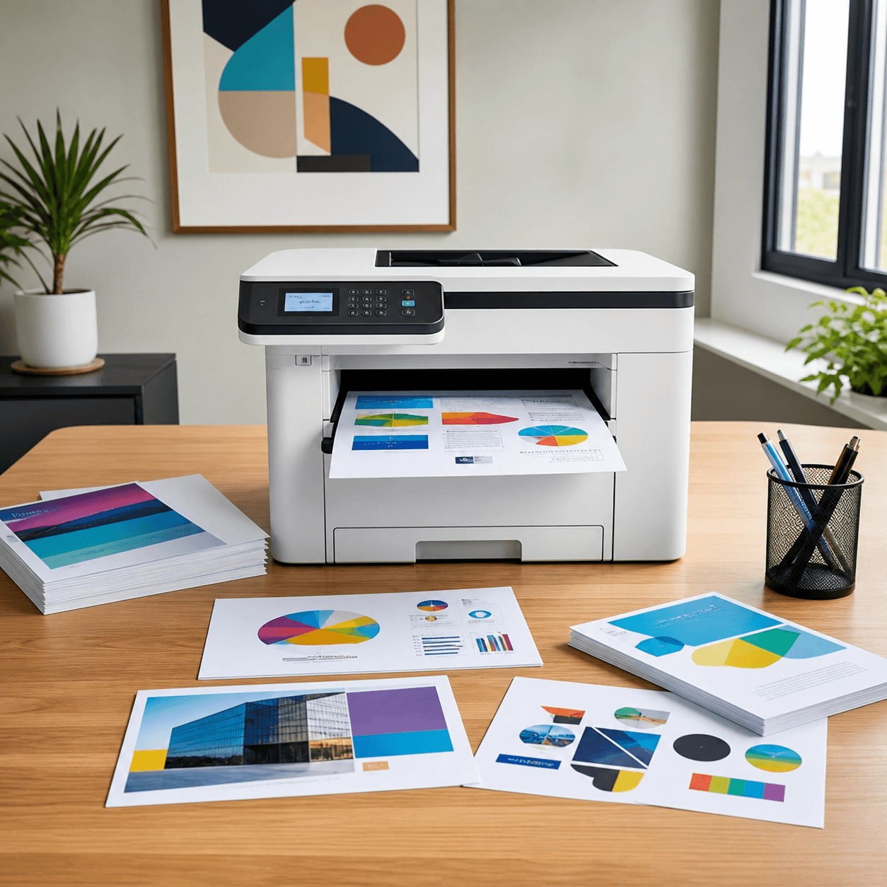 Colour Copy Printing photorealistic product mockup 1