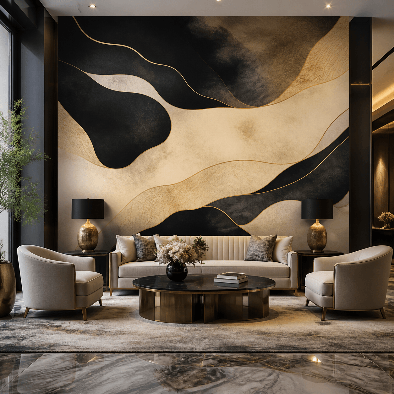 Custom Wallpaper photorealistic product mockup 1
