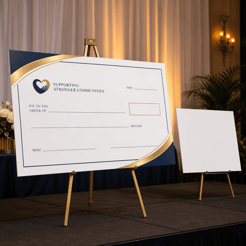 Same-Day Oversized Cheques