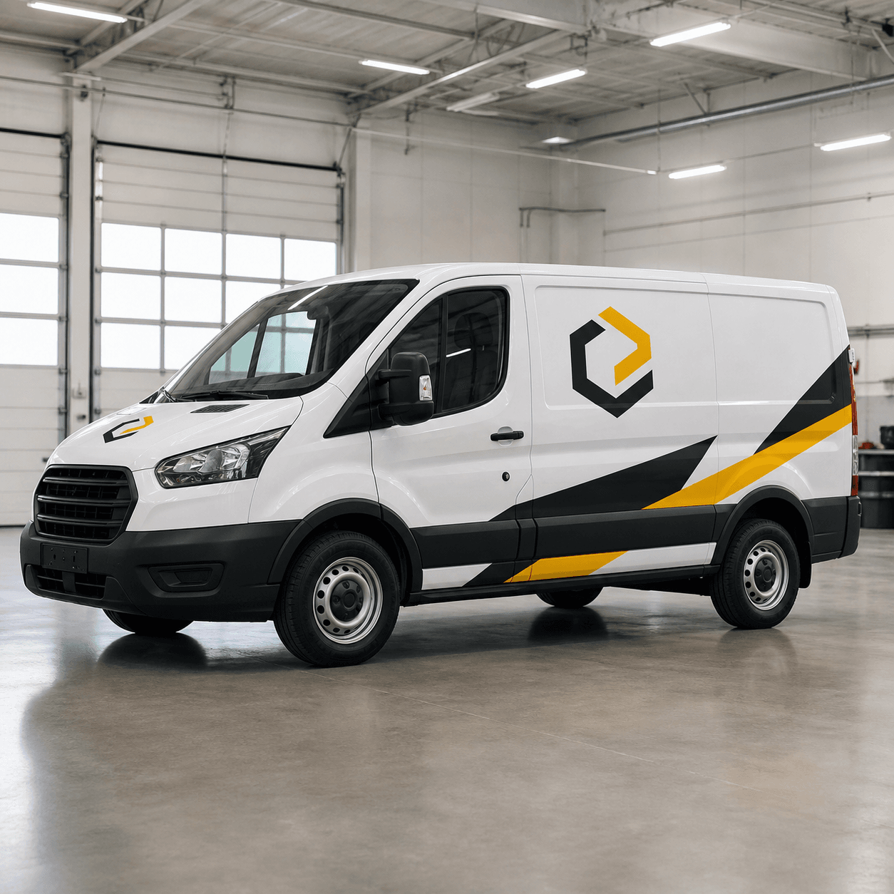 Cut Vinyl Vehicle Graphics photorealistic product mockup 1