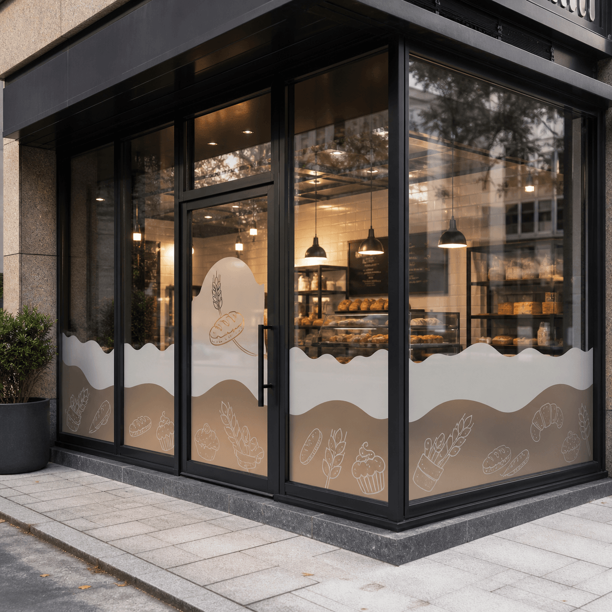 Window Vinyl photorealistic product mockup 1