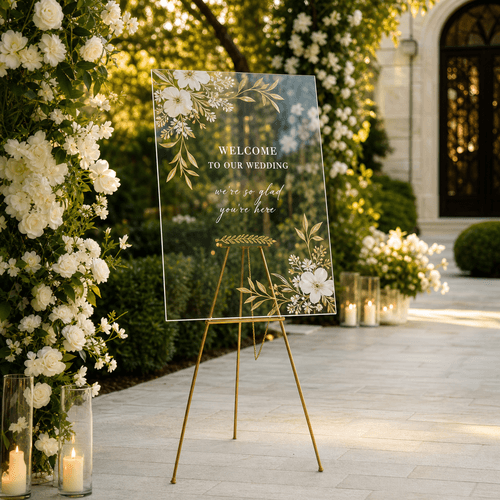 Acrylic Wedding Signs