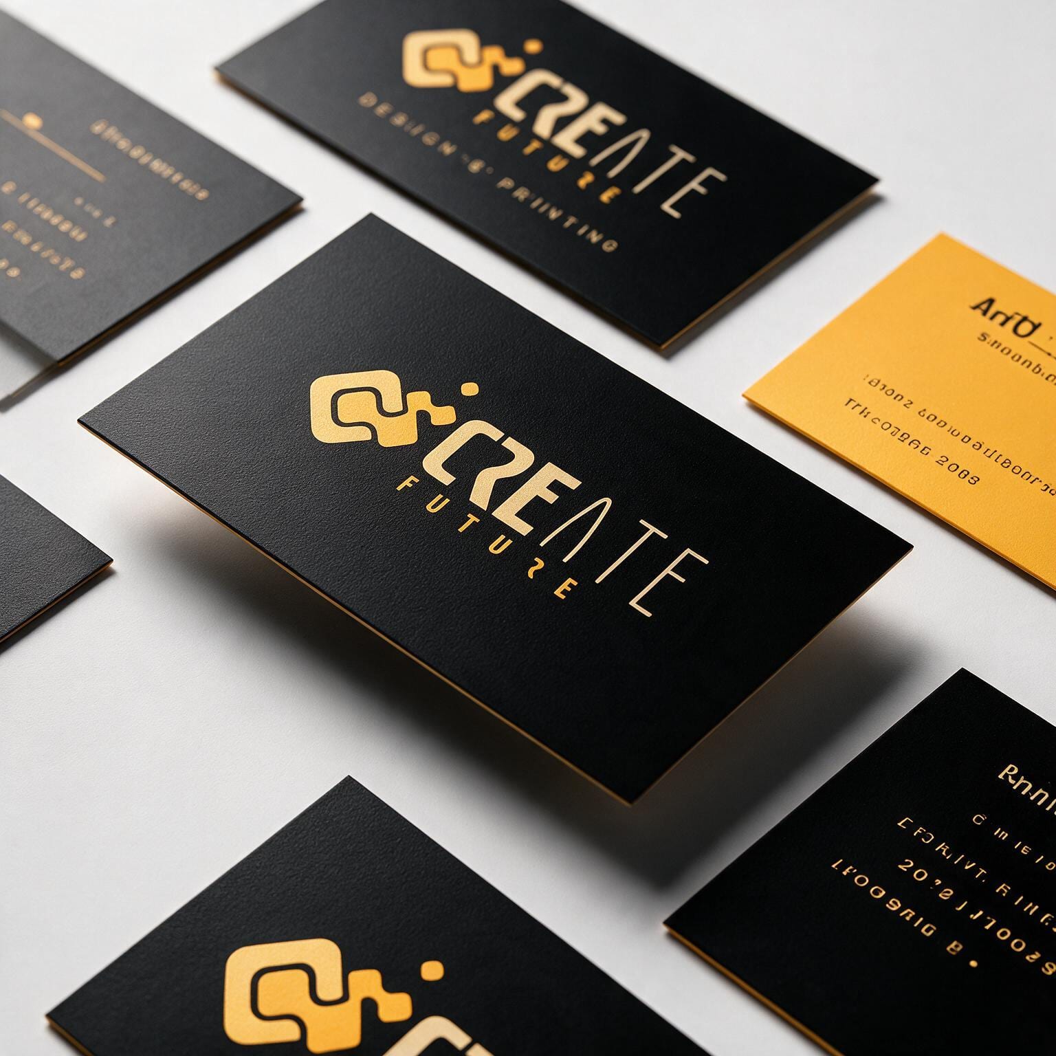 Create Future Standard Business Cards mockup 1